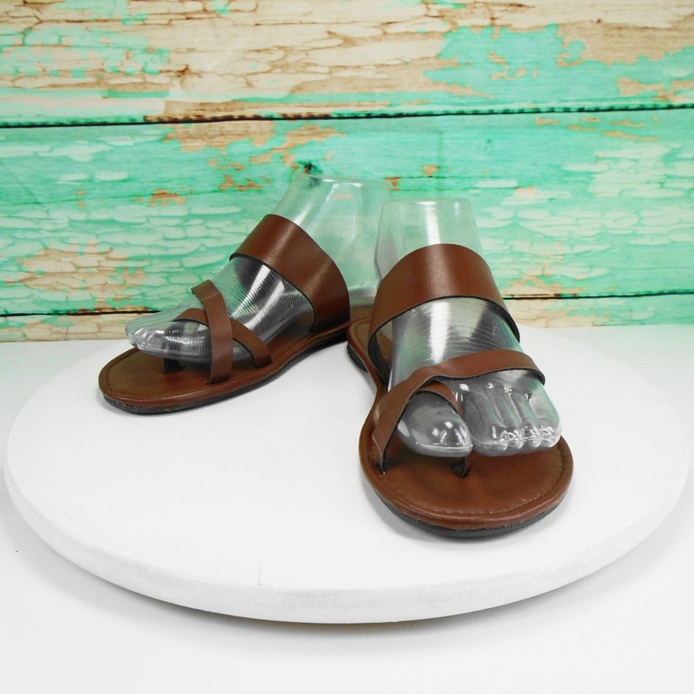 SALE/// Brown Strappy Sandals